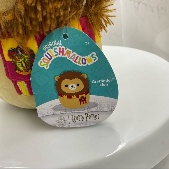 Original Squishmallows 6.5" Harry Potter The Gryffindor Lion NWT - Picture 2 of 8